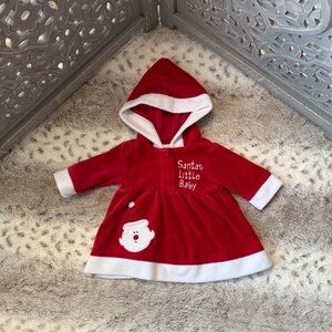 Miniwear red velvet Santa dress baby girls 3 months Christmas holiday party